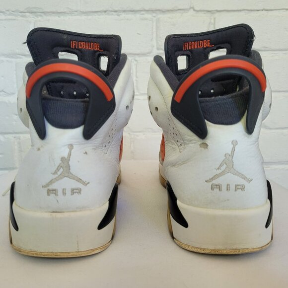 Nike Air Jordan 6 Retro Gatorade Orange White  384664-145 Size US 8 - Picture 4 of 12